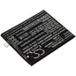 Replacement Battery for Wiko  P4601 – Mobile, SmartPhone – 2400mAh / 9.12Wh / 3.8V