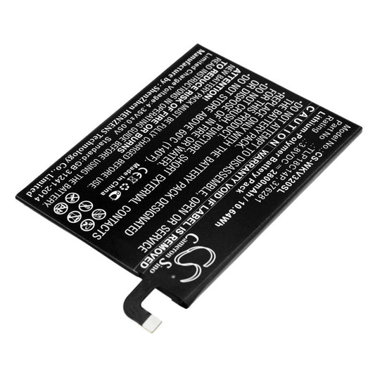 Replacement Battery for Wiko  View Max – Mobile, SmartPhone – 2800mAh / 10.64Wh / 3.8V