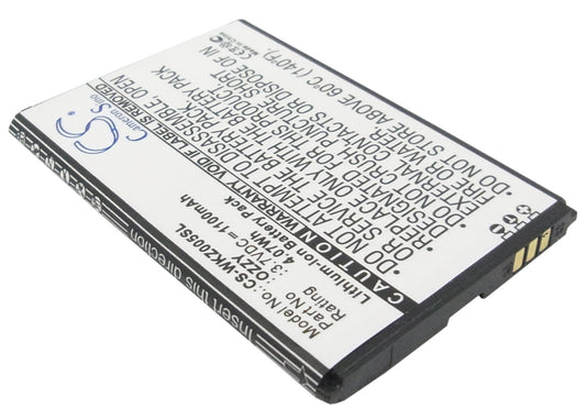Replacement Battery for Wiko  Ozzy – Mobile, SmartPhone – 1100mAh / 4.07Wh / 3.7V