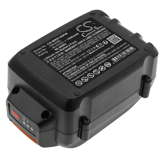 Replacement Battery for Worx  WA3747 – Power Tools – 1500mAh / 60.00Wh / 40.0V