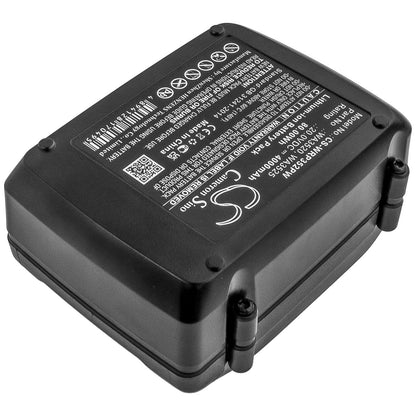Replacement Battery for Worx  20V 1/2" Cordless Drill/Driver – Power Tools – 4000mAh / 80.00Wh / 20.0V