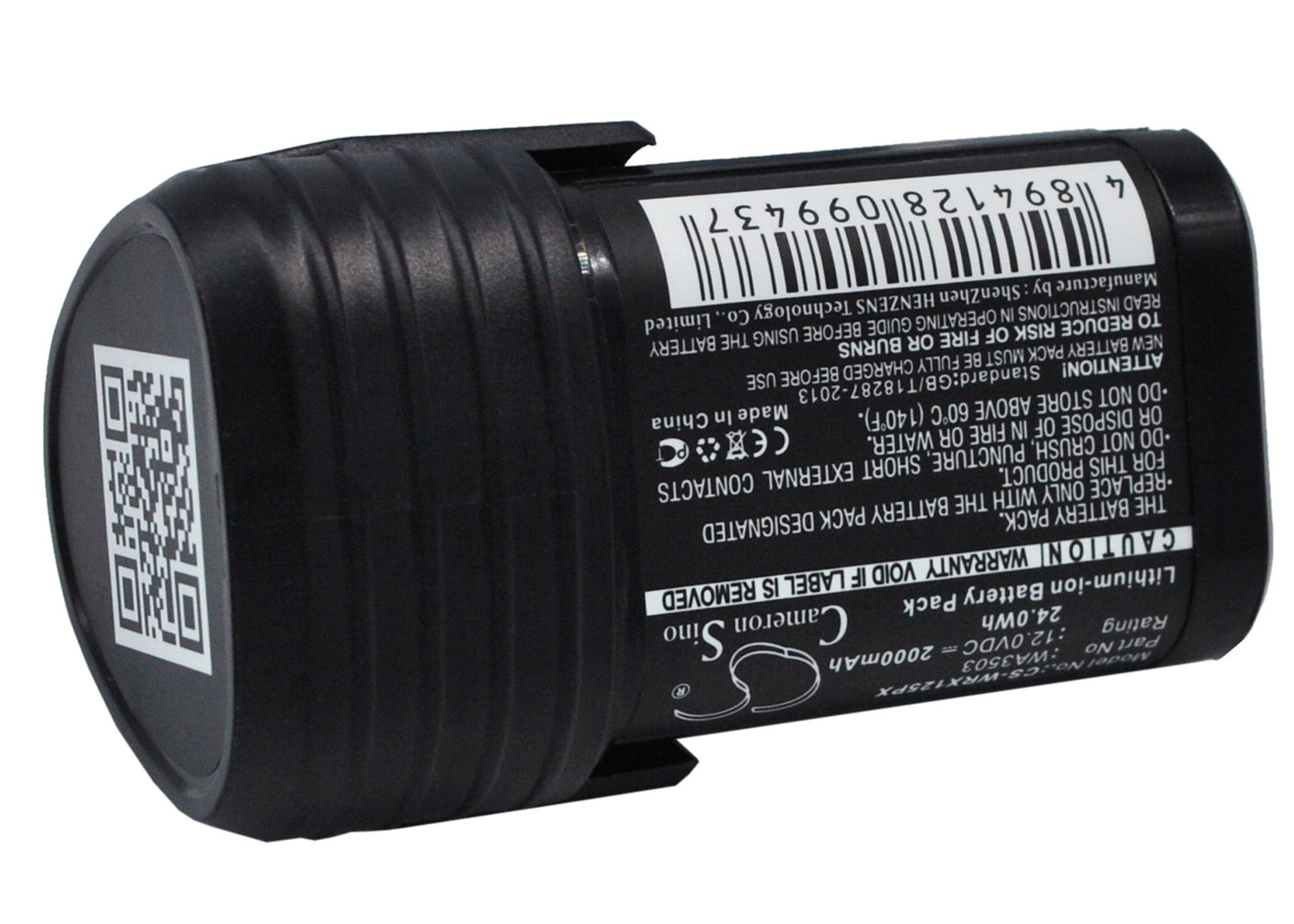 Replacement Battery for Worx  WU288 – Power Tools – 2000mAh / 24.00Wh / 12.0V