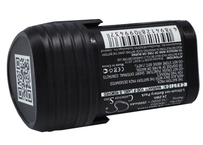 Replacement Battery for Worx  WU288 – Power Tools – 2000mAh / 24.00Wh / 12.0V