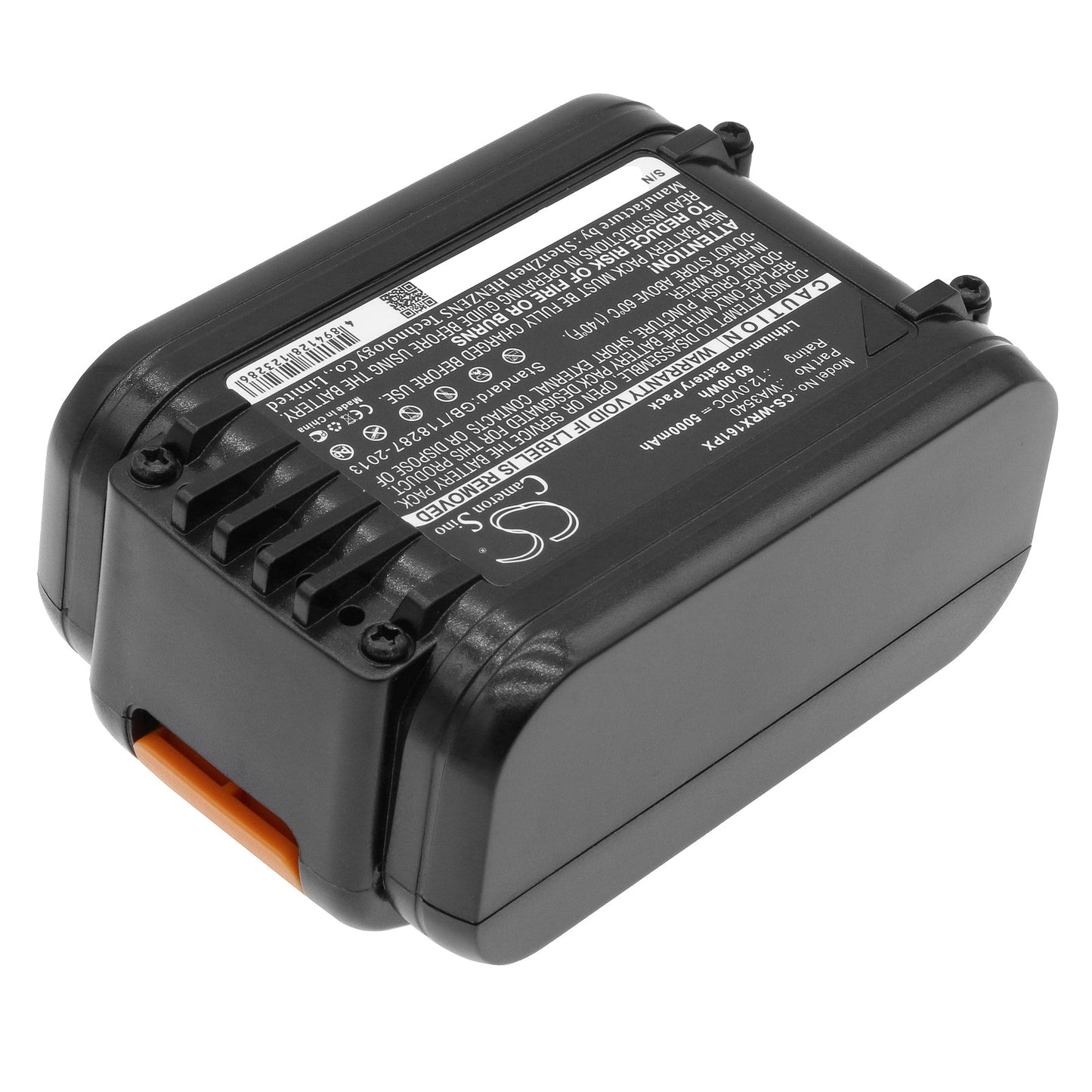 Replacement Battery for Worx  WU137 – Power Tools – 5000mAh / 60.00Wh / 12.0V