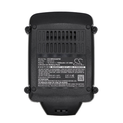 Replacement Battery for AL-KO  Rasentrimmer GTLi – Power Tools – 1500mAh / 27.00Wh / 18.0V