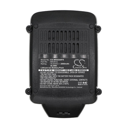 Replacement Battery for AL-KO  Rasentrimmer GTLi – Power Tools – 2000mAh / 36.00Wh / 18.0V