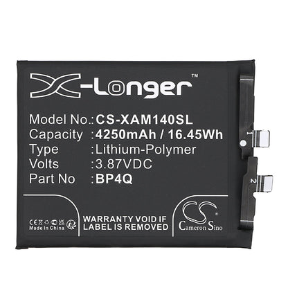 Replacement Battery for Xiaomi  14 – Mobile, SmartPhone – 4250mAh / 16.45Wh / 3.87V