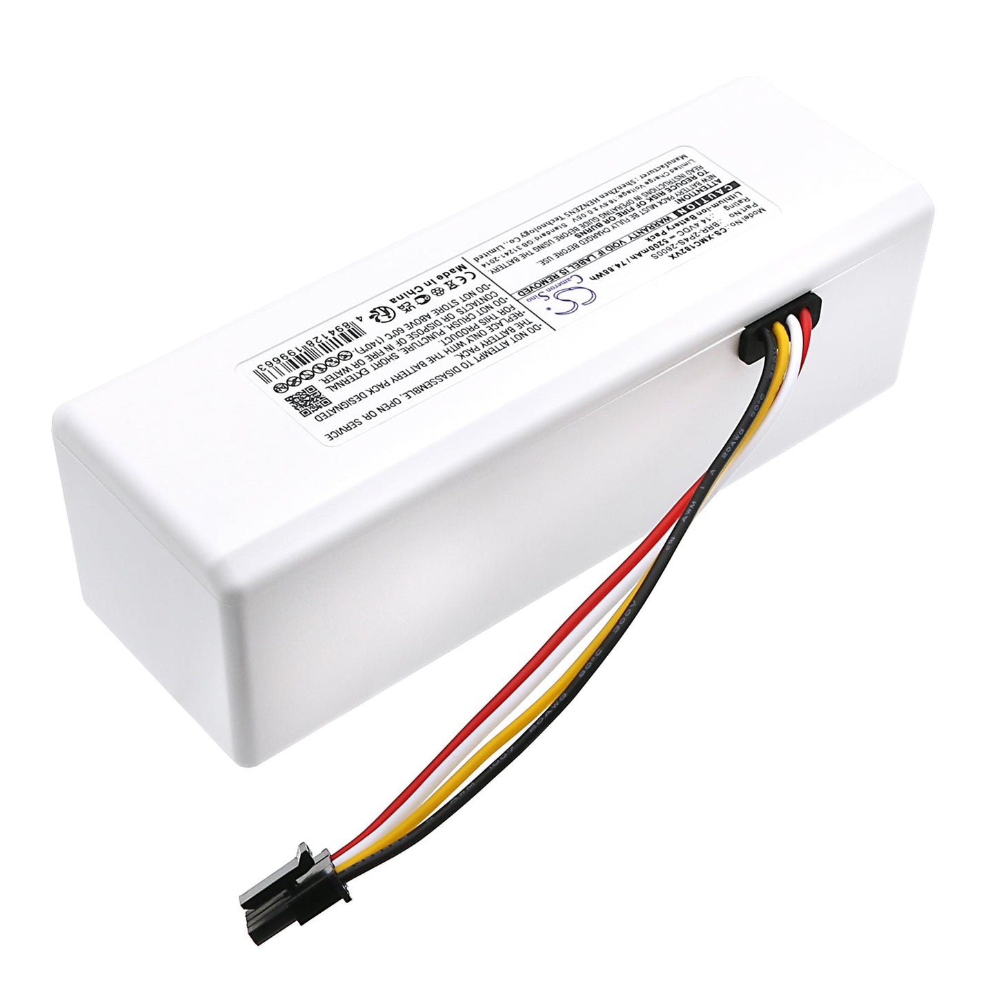 Replacement Battery for Roborock  1C – Vacuum – 5200mAh / 74.88Wh / 14.4V