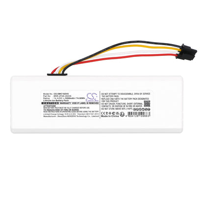 Replacement Battery for Roborock  1C – Vacuum – 5200mAh / 74.88Wh / 14.4V