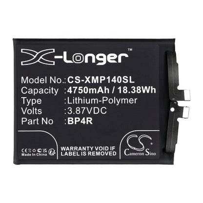 Replacement Battery for Xiaomi  14 Pro – Mobile, SmartPhone – 4750mAh / 18.38Wh / 3.87V