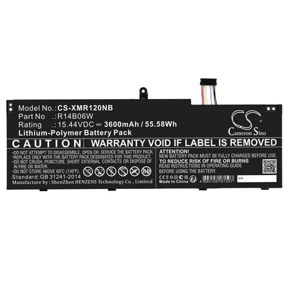 Replacement Battery for Xiaomi  NoteBook Pro 120G – Notebook, Laptop – 3600mAh / 55.58Wh / 15.44V