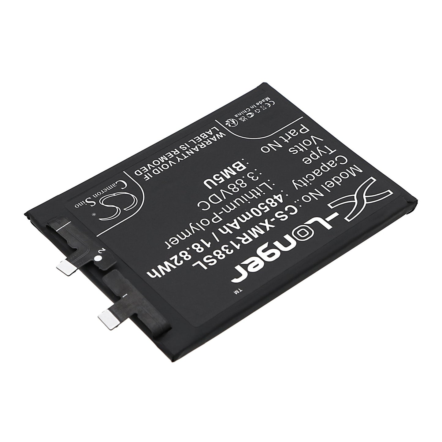 Replacement Battery for Redmi  23090RA98C – Mobile, SmartPhone – 4850mAh / 18.82Wh / 3.88V