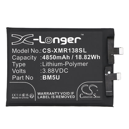 Replacement Battery for Redmi  23090RA98C – Mobile, SmartPhone – 4850mAh / 18.82Wh / 3.88V