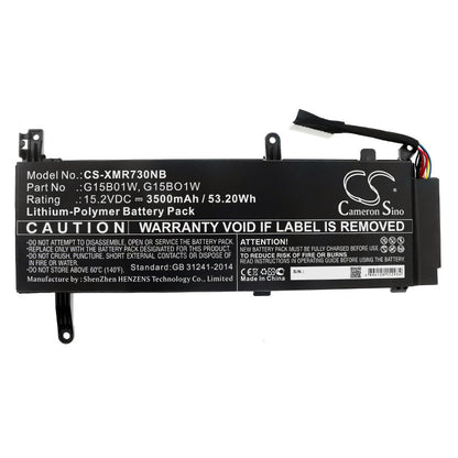 Replacement Battery for Xiaomi  171502-AD – Notebook, Laptop – 3500mAh / 53.20Wh / 15.2V