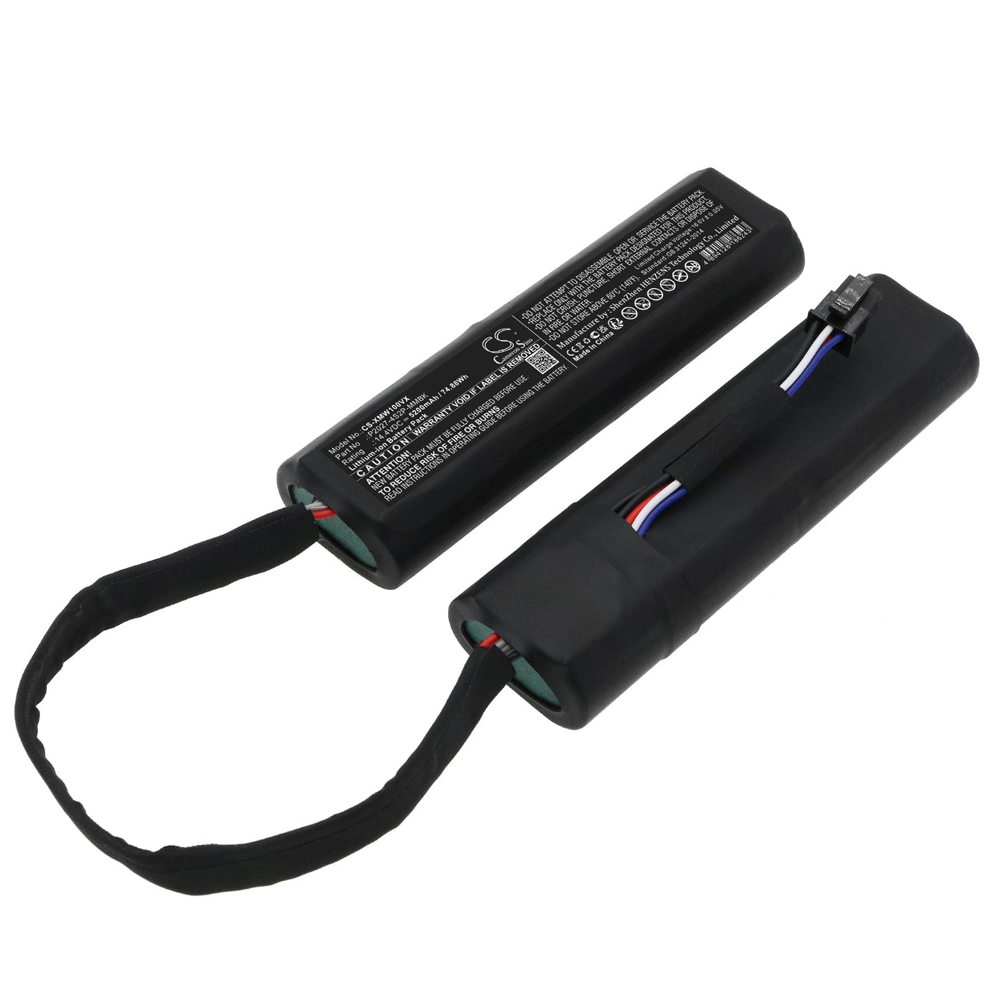 Replacement Battery for Xiaomi  Dreame W10 – Vacuum – 5200mAh / 74.88Wh / 14.4V