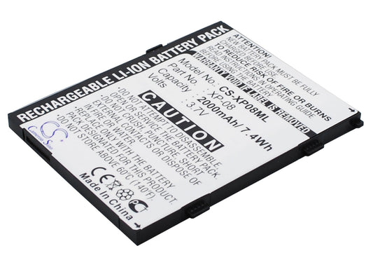 Replacement Battery for O2  XDA Flame – Mobile, SmartPhone – 2000mAh / 7.4Wh / 3.7V