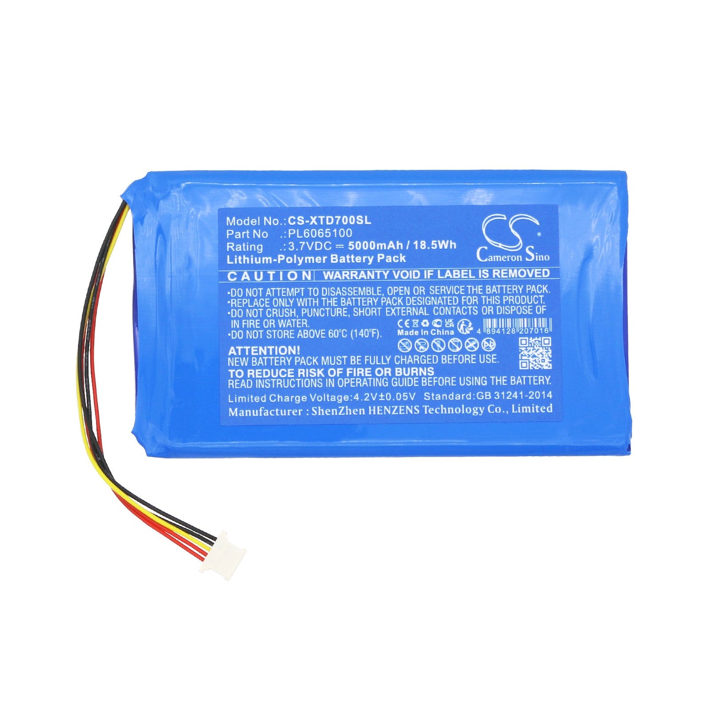 Replacement Battery for XTOOL  AutoPropad Basic Key Programme – Diagnostic Scanner – 5000mAh / 18.50Wh / 3.7V