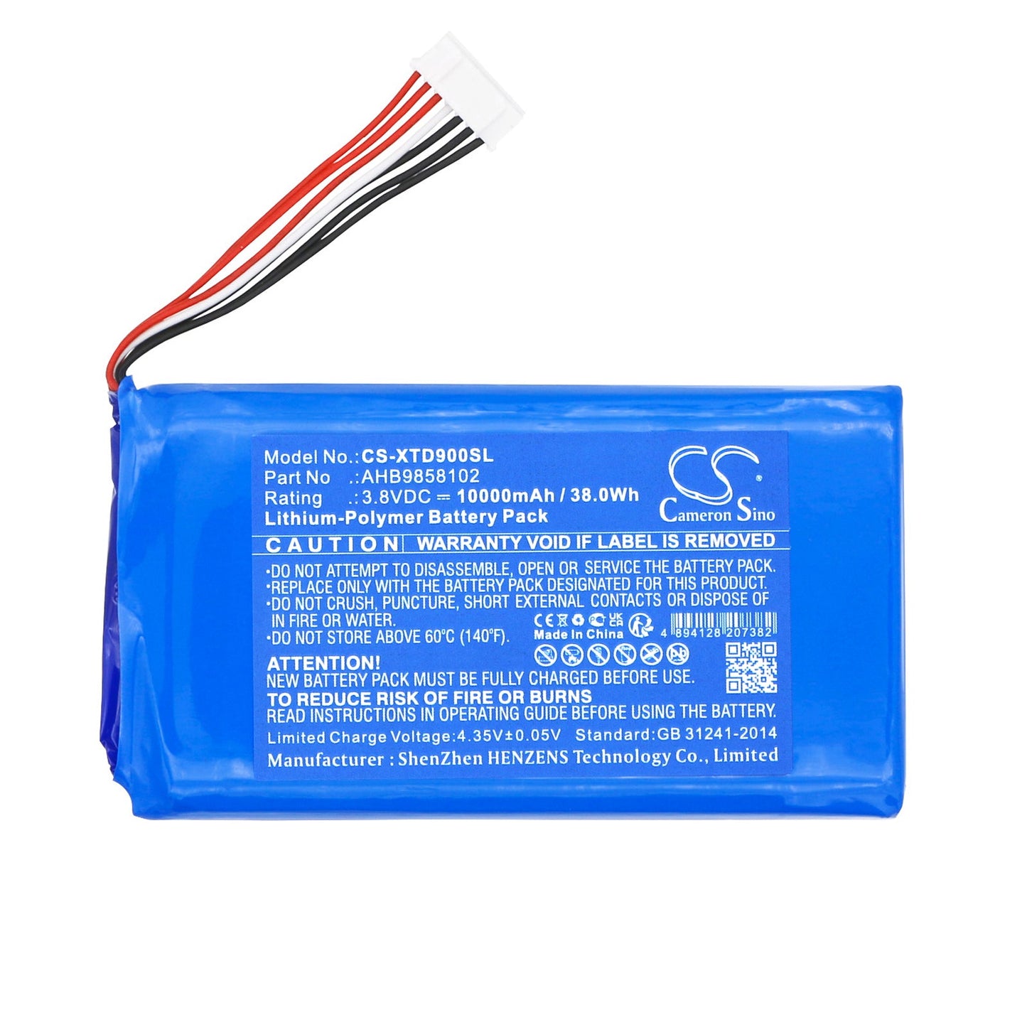 Replacement Battery for XTOOL  AutoProPAD G2 Turbo G2T Key Pr – Diagnostic Scanner – 10000mAh / 38.0Wh / 3.8V