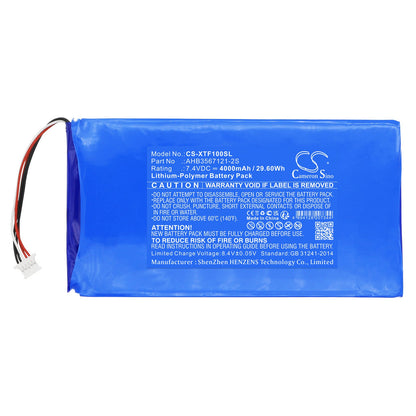 Replacement Battery for XTOOL  AutoProPAD FULL Version Auto K – Diagnostic Scanner – 4000mAh / 29.60Wh / 7.4V