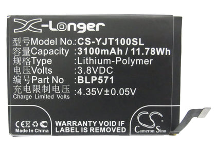 Replacement Battery for Oneplus  A0001 – Mobile, SmartPhone – 3100mAh / 11.78Wh / 3.8V