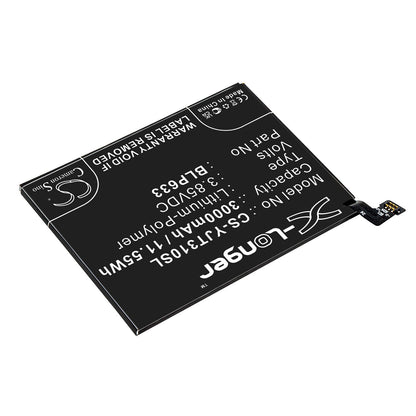 Replacement Battery for OnePlus  3T – Mobile, SmartPhone – 3000mAh / 11.55Wh / 3.85V