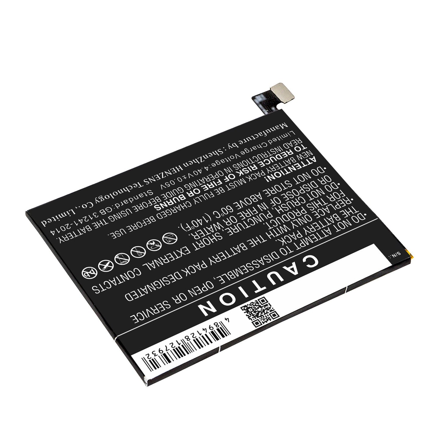 Replacement Battery for OnePlus  3T – Mobile, SmartPhone – 3000mAh / 11.55Wh / 3.85V