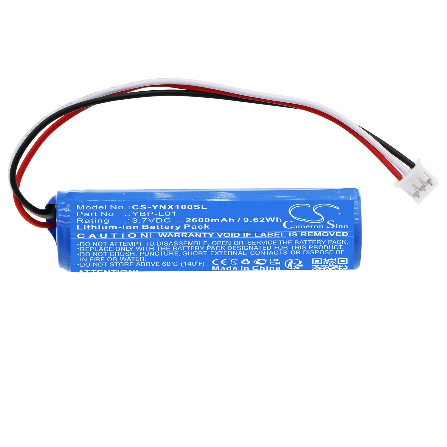 Replacement Battery for YAMAHA  NX-P100 – Speaker – 2600mAh / 9.62Wh / 3.7V