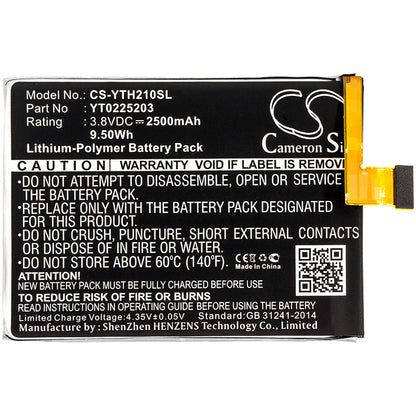 Replacement Battery for Yota  YotaPhone 2 – Mobile, SmartPhone – 2500mAh / 9.50Wh / 3.8V