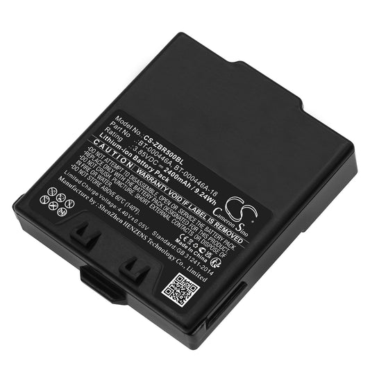 Replacement Battery for Zebra  WR50 – Barcode Scanner – 2400mAh / 9.24Wh / 3.85V
