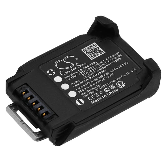 Replacement Battery for Zebra  RS51 – Barcode Scanner – 450mAh / 1.73Wh / 3.85V