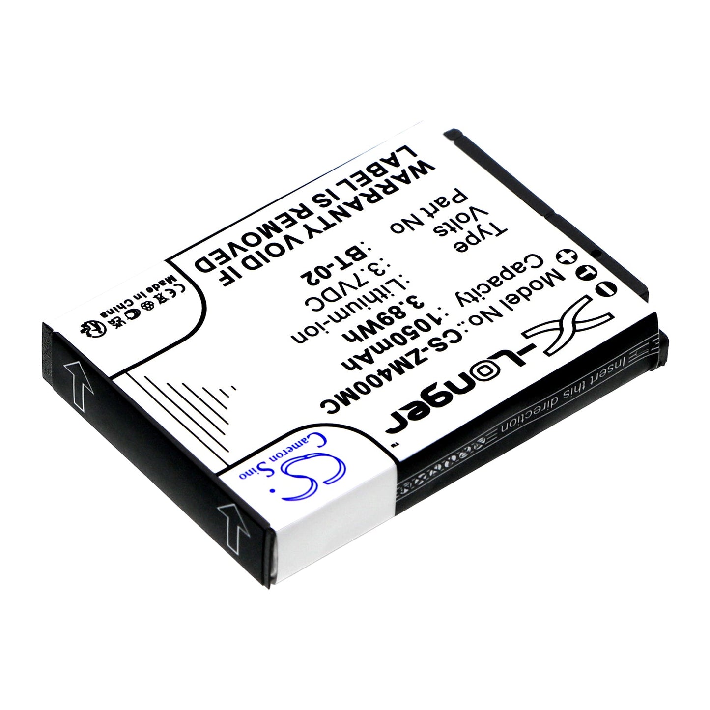 Replacement Battery for ZOOM  247-9036 – Camera – 1050mAh / 3.89Wh / 3.7V