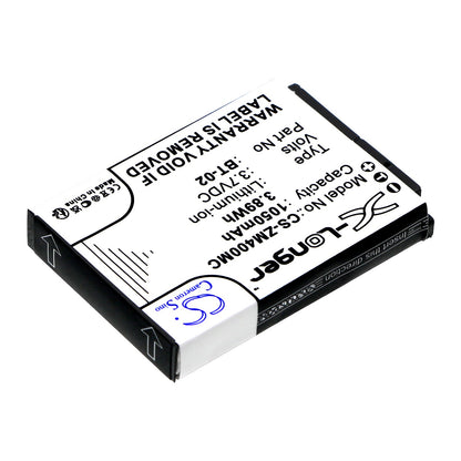 Replacement Battery for ZOOM  247-9036 – Camera – 1050mAh / 3.89Wh / 3.7V