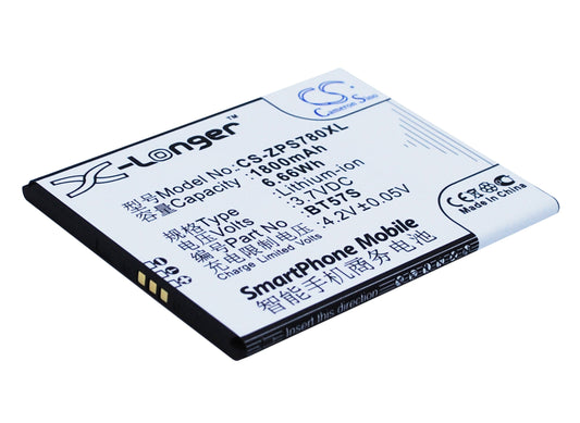 Replacement Battery for ZOPO  6560 – Mobile, SmartPhone – 1800mAh / 6.66Wh / 3.7V