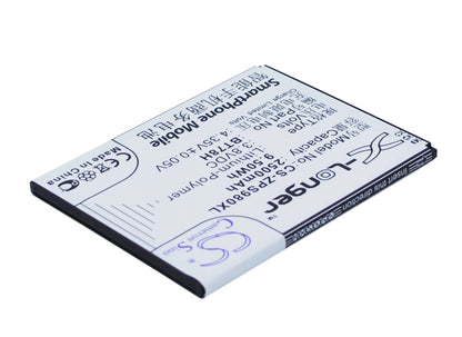 Replacement Battery for ZOPO  2A – Mobile, SmartPhone – 2500mAh / 9.50Wh / 3.8V