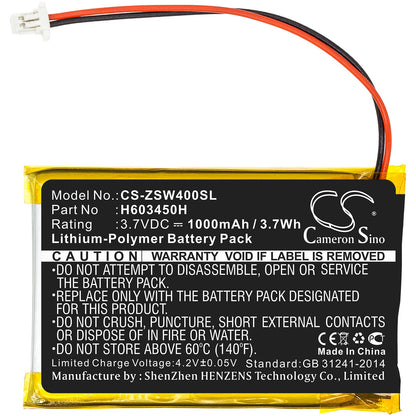 Replacement Battery for IZZO  Swami 4000 – GPS, Navigator – 1000mAh / 3.70Wh / 3.7V