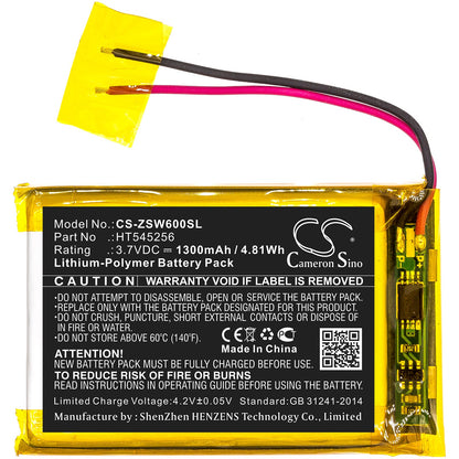 Replacement Battery for IZZO  Swami 6000 – GPS, Navigator – 1300mAh / 4.81Wh / 3.7V