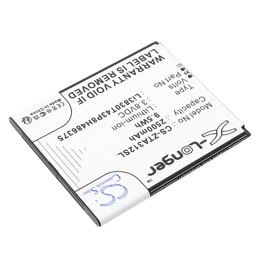 Replacement Battery for ZTE  Blade A31 2021 – Mobile, SmartPhone – 2500mAh / 9.5Wh / 3.8V