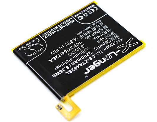 Replacement Battery for ZTE  Blade A310 – Mobile, SmartPhone – 2200mAh / 8.36Wh / 3.8V