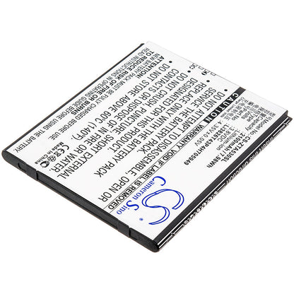 Replacement Battery for ZTE  BA530 – Mobile, SmartPhone – 2100mAh / 7.98Wh / 3.8V