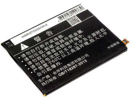 Replacement Battery for ZTE  BA910 – Mobile, SmartPhone – 2500mAh / 9.63Wh / 3.85V