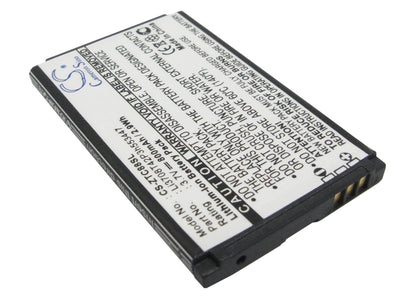 Replacement Battery for ZTE  Agent – Mobile, SmartPhone – 800mAh / 2.96Wh / 3.7V