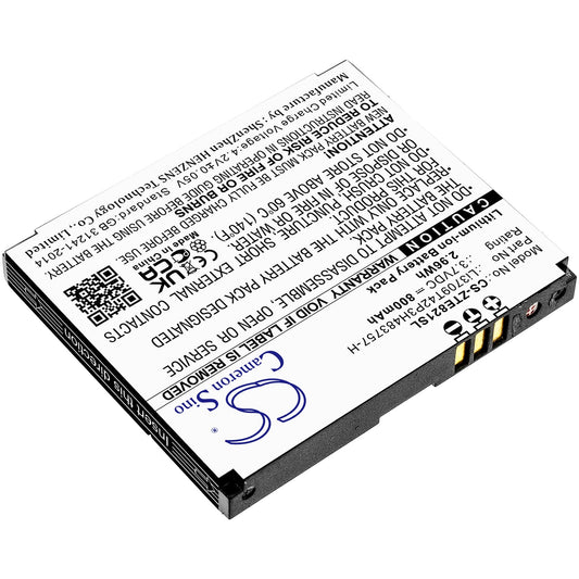 Replacement Battery for ZTE  E821 – Mobile, SmartPhone – 800mAh / 2.96Wh / 3.7V