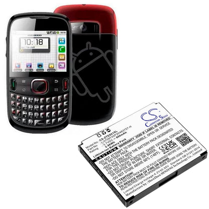 Replacement Battery for ZTE  E821 – Mobile, SmartPhone – 800mAh / 2.96Wh / 3.7V