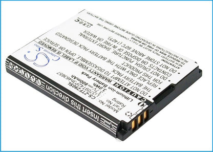Replacement Battery for ZTE  F290 – Mobile, SmartPhone – 800mAh / 2.96Wh / 3.7V
