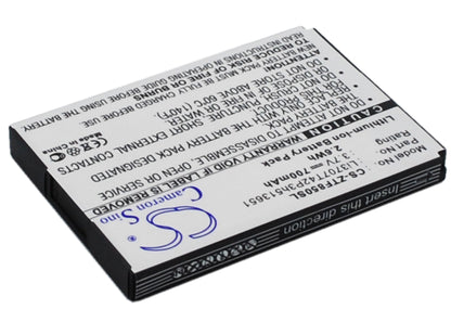 Replacement Battery for ZTE  F252 – Mobile, SmartPhone – 700mAh / 3.7V