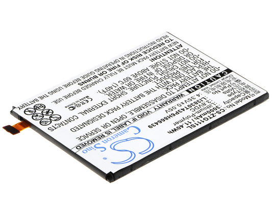 Replacement Battery for ZTE  G111 – Mobile, SmartPhone – 3000mAh / 11.40Wh / 3.8V