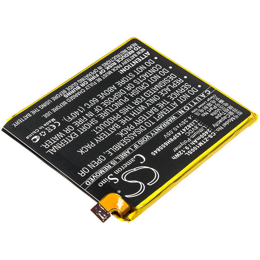Replacement Battery for ZTE  Mono MO-01J – Mobile, SmartPhone – 2400mAh / 9.12Wh / 3.8V