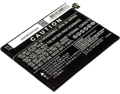 Replacement Battery for ZTE  Nubia M2 Lite – Mobile, SmartPhone – 3000mAh / 11.55Wh / 3.85V