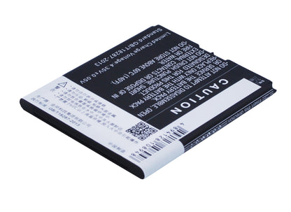 Replacement Battery for ZTE  Obsidian – Mobile, SmartPhone – 1800mAh / 6.84Wh / 3.8V
