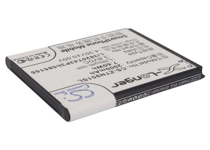 Replacement Battery for ZTE  Blade G – Mobile, SmartPhone – 2000mAh / 7.60Wh / 3.8V